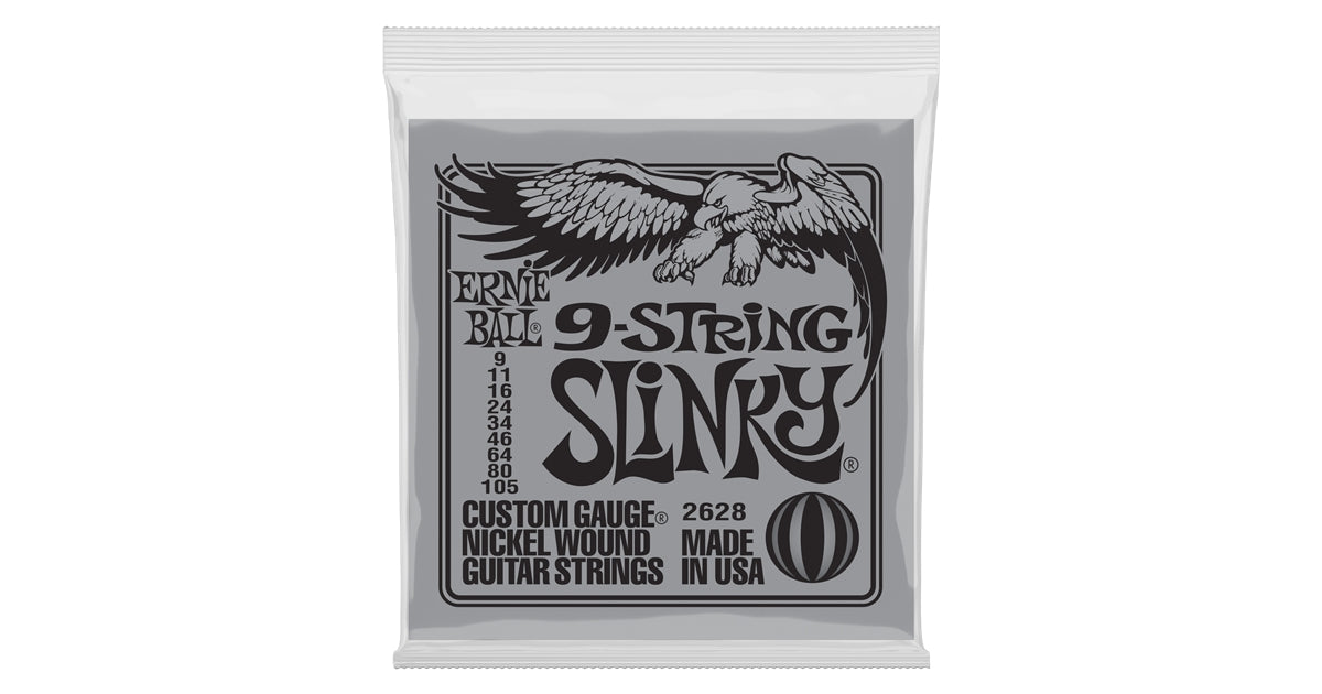 Ernie Ball 2628 Nickel Wound Slinky 9-105