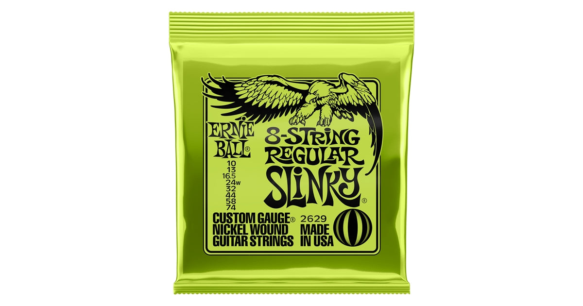 Ernie Ball 2629 Regular Slinky 8 str Elec Gtr St