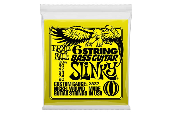 Ernie Ball 2837 Nickel Wound 6 corde Scala Corta 20-90