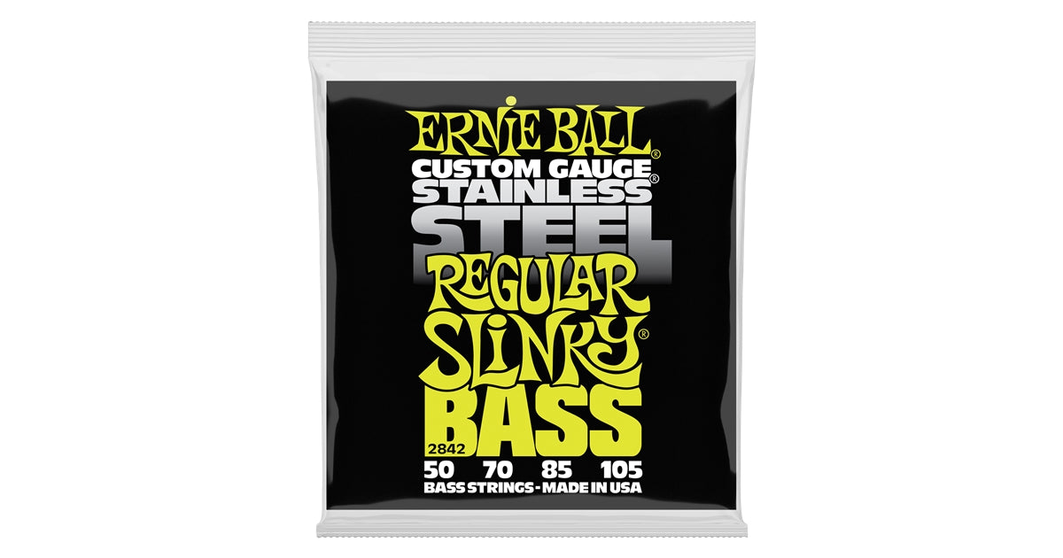 Ernie Ball 2842 Regular Slinky Stainless Steel 50-105