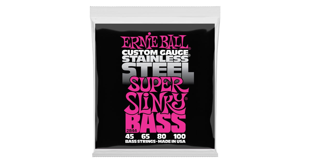 Ernie Ball 2844 Super Slinky Stainless Steel 45-100