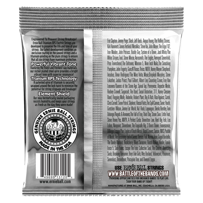 Ernie Ball 3120 RPS Coated Titanium Power Slinky 11-48