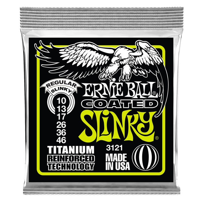 Ernie Ball 3121 RPS Coated Titanium Regular Slinky 10-46