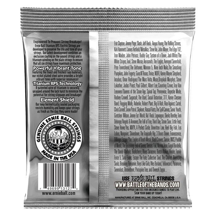 Ernie Ball 3127 RPS Coated Titanium Beefy Slinky 11-54