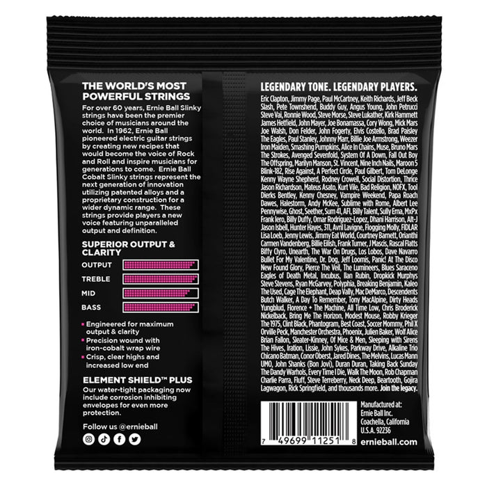 Ernie Ball 3723 Super Slinky Cobalt 3 Pk 9 42