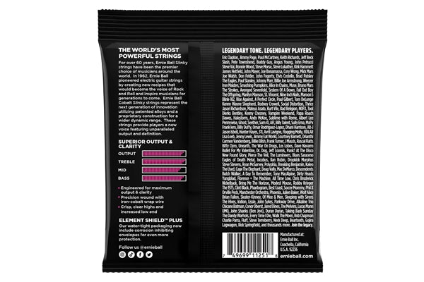 Ernie Ball 3723 Super Slinky Cobalt 3 Pk 9 42