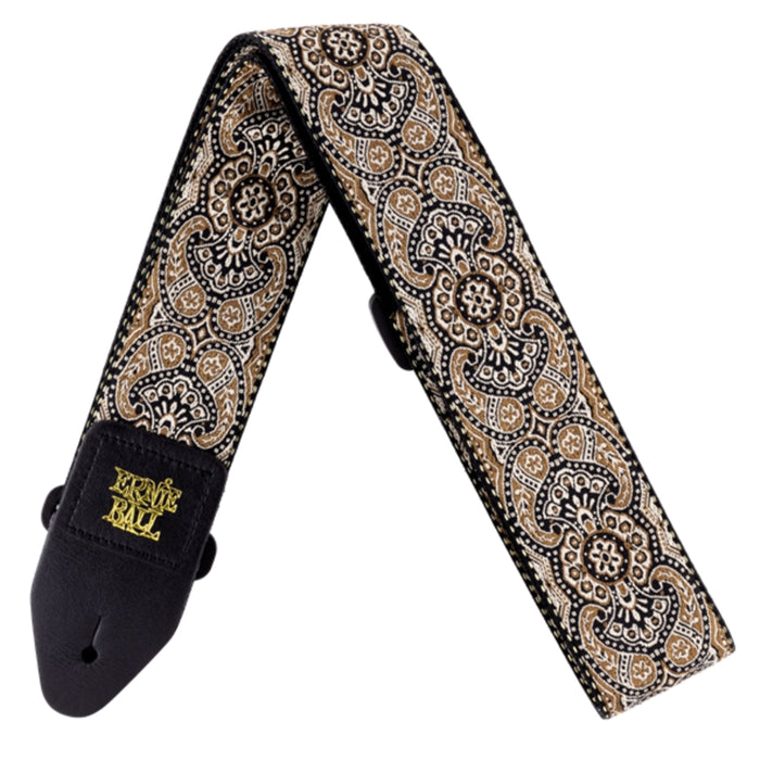 Ernie Ball 4163 Tracolla Gold & Black Paisley Jacquard