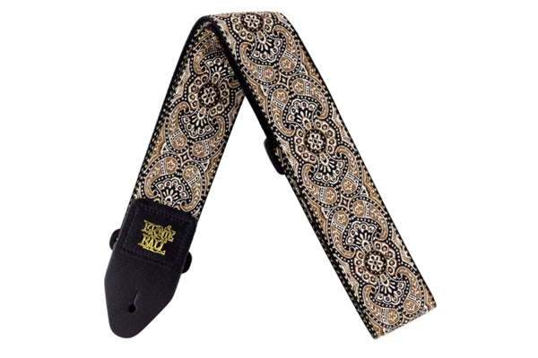 Ernie Ball 4163 Tracolla Gold & Black Paisley Jacquard