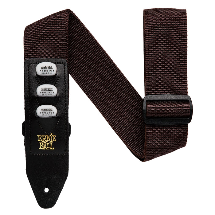 Ernie Ball 4250 Pickholder Strap Brown