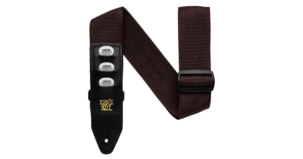 Ernie Ball 4250 Pickholder Strap Brown