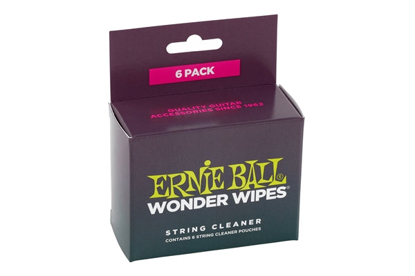 Ernie Ball Wonder Wipes String Cleaner Confezione da 6