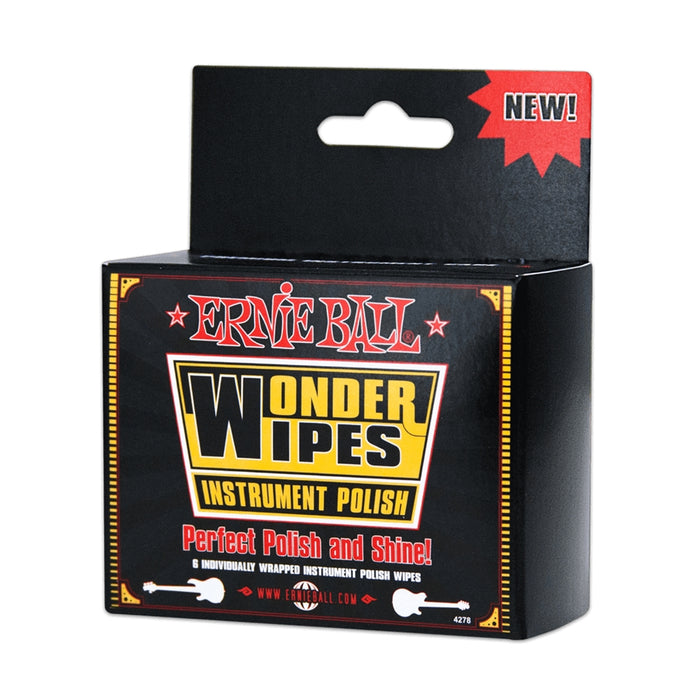 Ernie Ball Cera per Strumenti Wonder Wipes - Confezione da 6