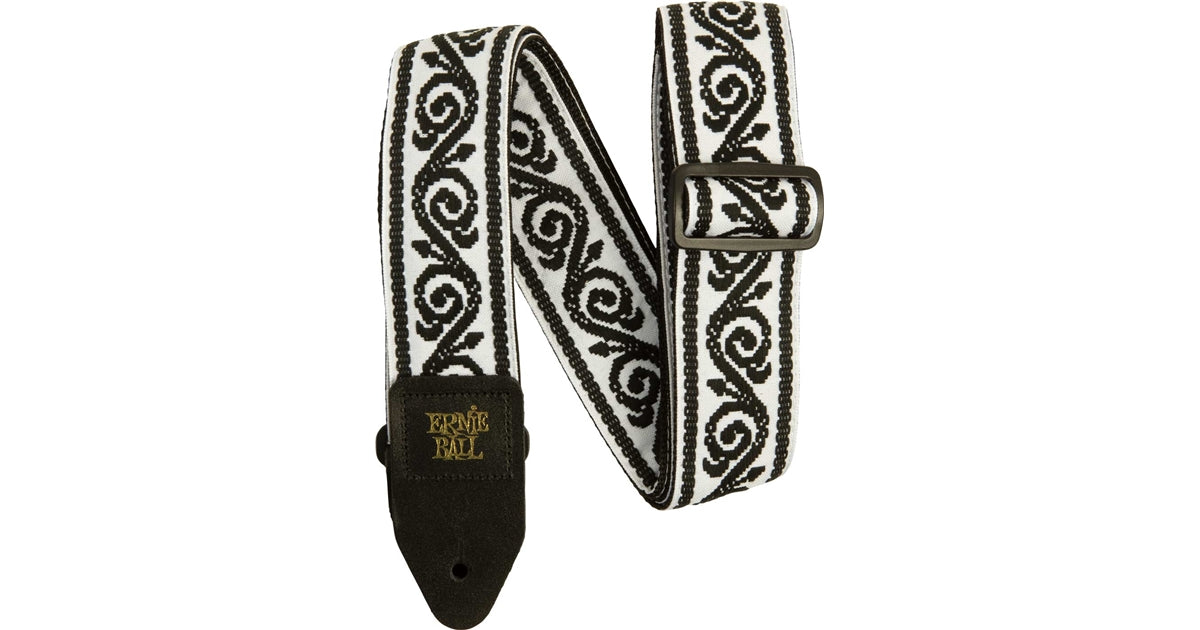 Ernie Ball 5342 Black Vine Jacquard Strap