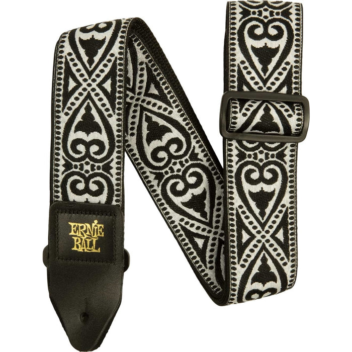 Ernie Ball 5345 Black Heart Jacquard Strap