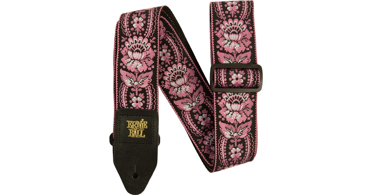 Ernie Ball 5347 Pink Orleans Jacquard Strap