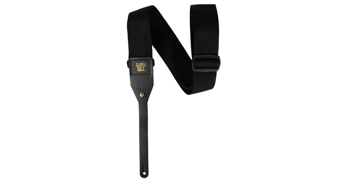 Ernie Ball 5365 Polypro Acoustic Gtr Strap Black