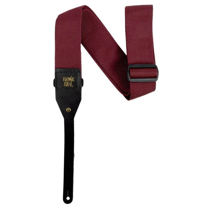 Ernie Ball 5367 Polypro Acoustic Gtr Strap Burgundy