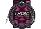 Ernie Ball 6063 Cavo Braided Black/Red/Blue/White 7,62 m