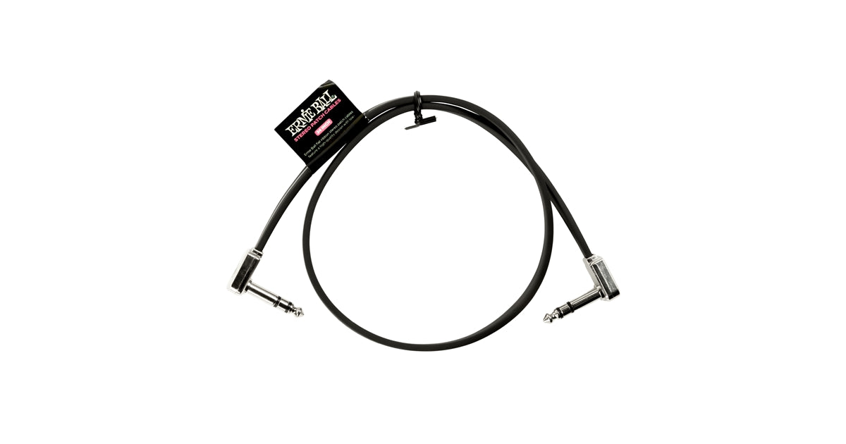 Ernie Ball 6410 Single Flat Ribbon Stereo Patch Cable 60,96cm