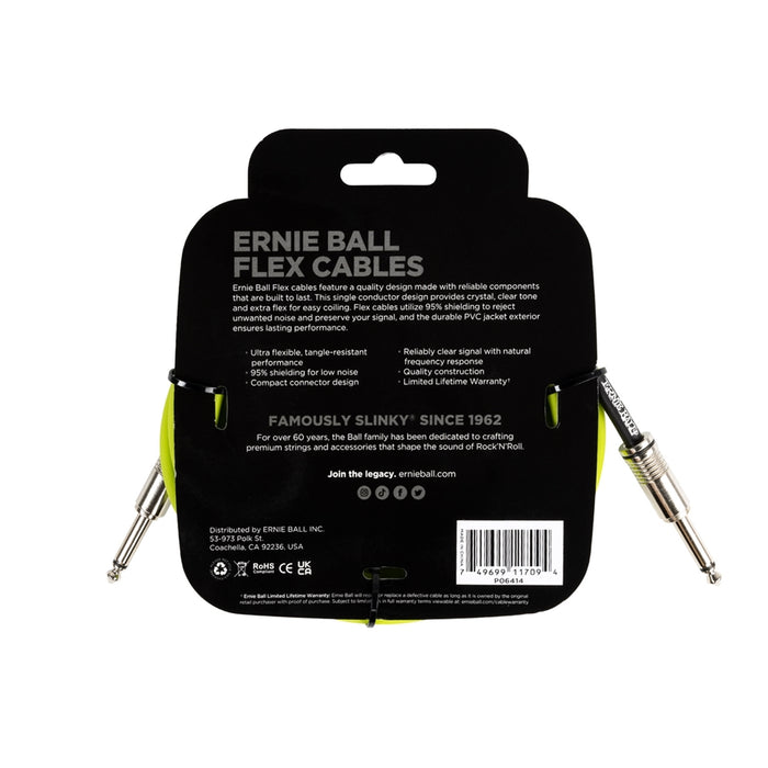 Ernie Ball 6414 Flex Cable Green 3m