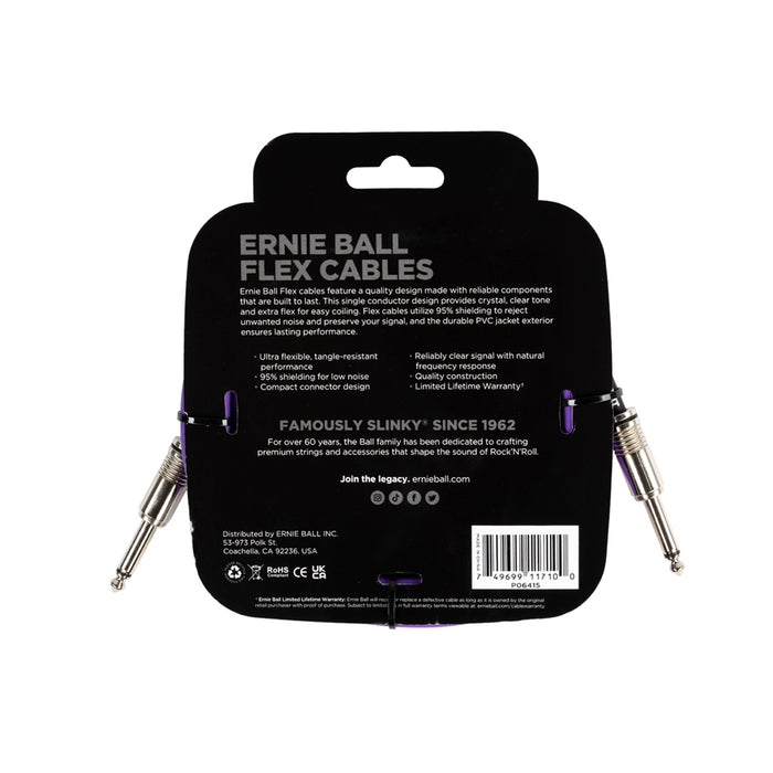 Ernie Ball 6415 Flex Cable Purple 3m