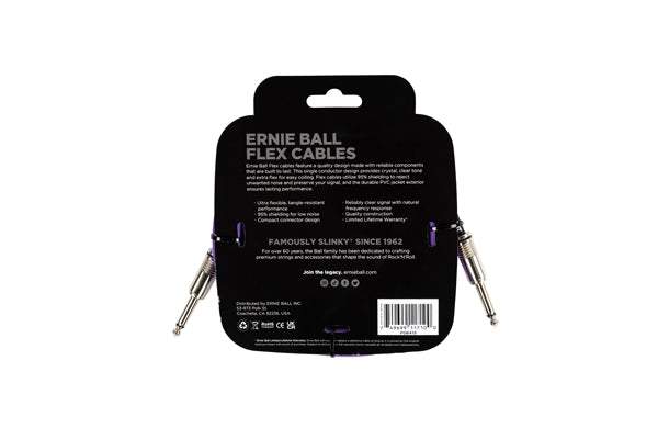 Ernie Ball 6415 Flex Cable Purple 3m