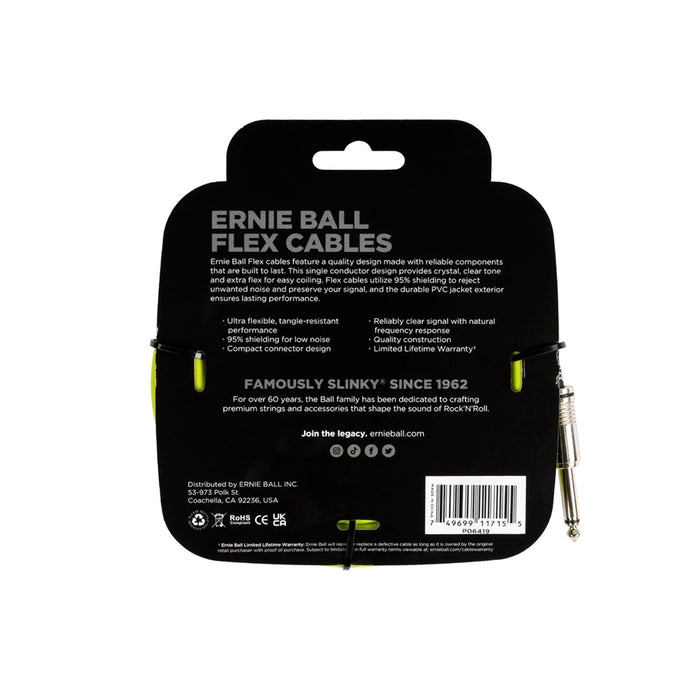 Ernie Ball 6419 Flex Cable Green 6m