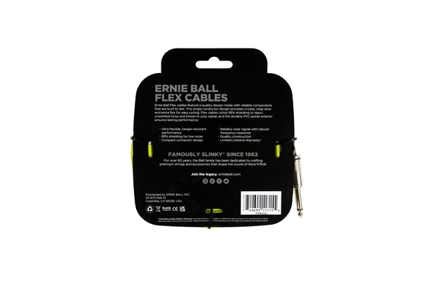 Ernie Ball 6419 Flex Cable Green 6m