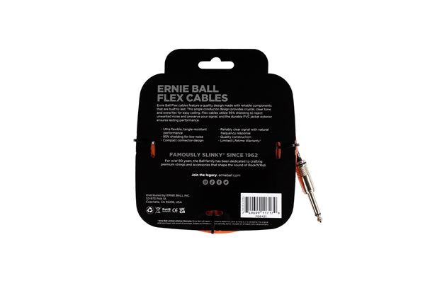 Ernie Ball 6421 Flex Cable Orange 6m