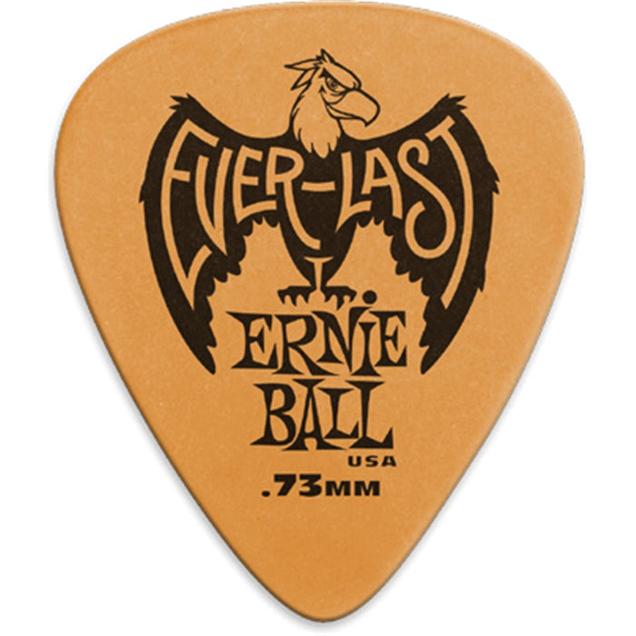 Ernie Ball 9190 Plettri Everlast Orange 0.73mm Busta da 12