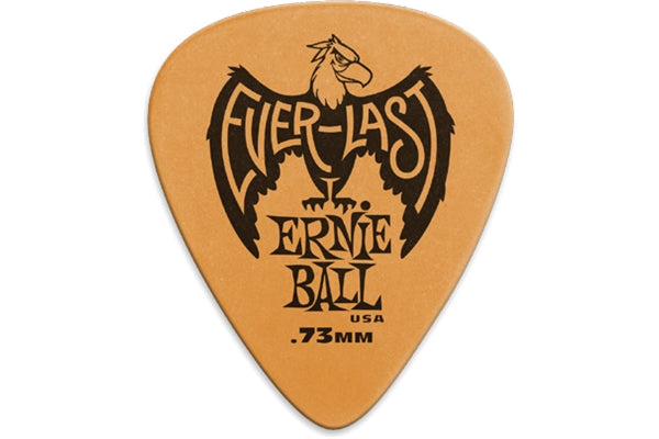 Ernie Ball 9190 Plettri Everlast Orange 0.73mm Busta da 12