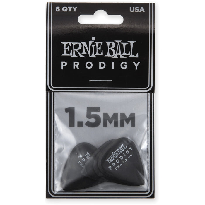 Ernie Ball 9199 Plettri Prodigy Standard Black 1,5 mm Busta 6