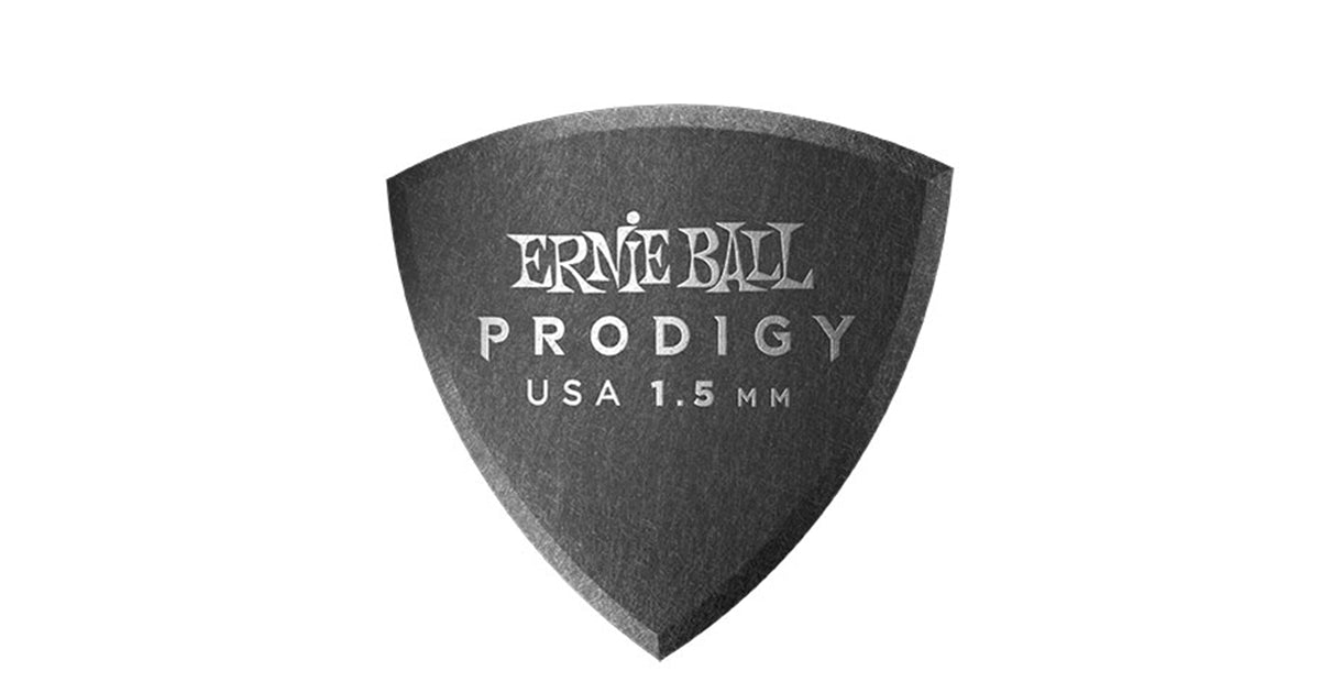 Ernie Ball 9331 Plettri Prodigy Shield Black 1,5 mm Busta 6