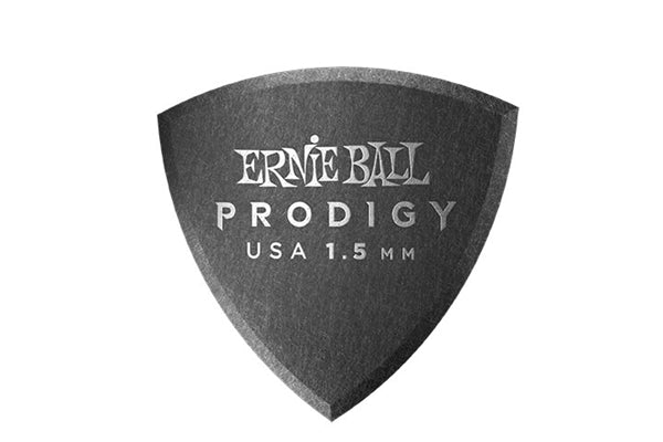 Ernie Ball 9331 Plettri Prodigy Shield Black 1,5 mm Busta 6