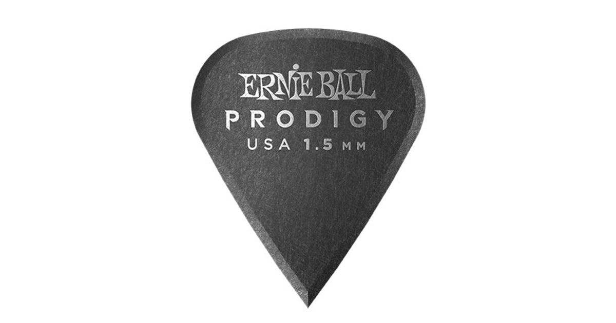 Ernie Ball 9335 Plettri Prodigy Sharp Black 1,5 mm Busta 6