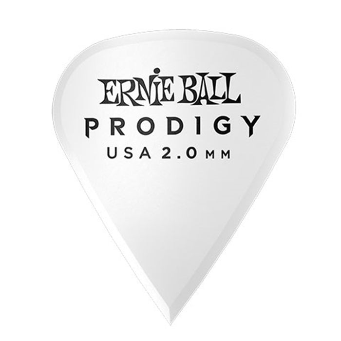 Ernie Ball 9341 Plettri Prodigy Sharp White 2,0 mm Busta 6