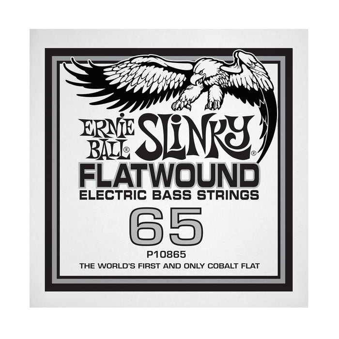 Ernie Ball 0865 Cobalt Flatwound Bass .065