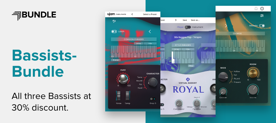 UJAM Virtual Bassist Bundle