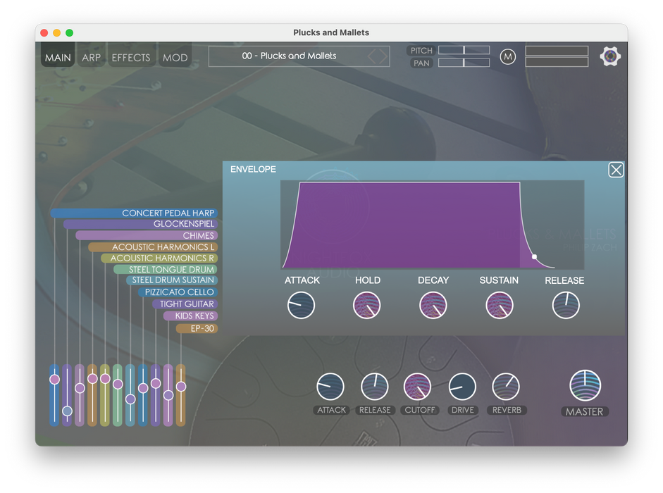 Nightfox Audio Plucks and Mallets