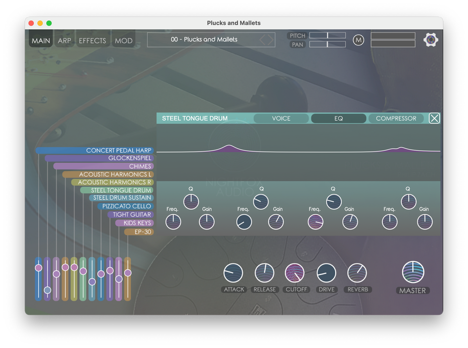 Nightfox Audio Plucks and Mallets