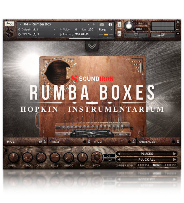 Soundiron Hopkin Instrumentarium: Rumba Boxes