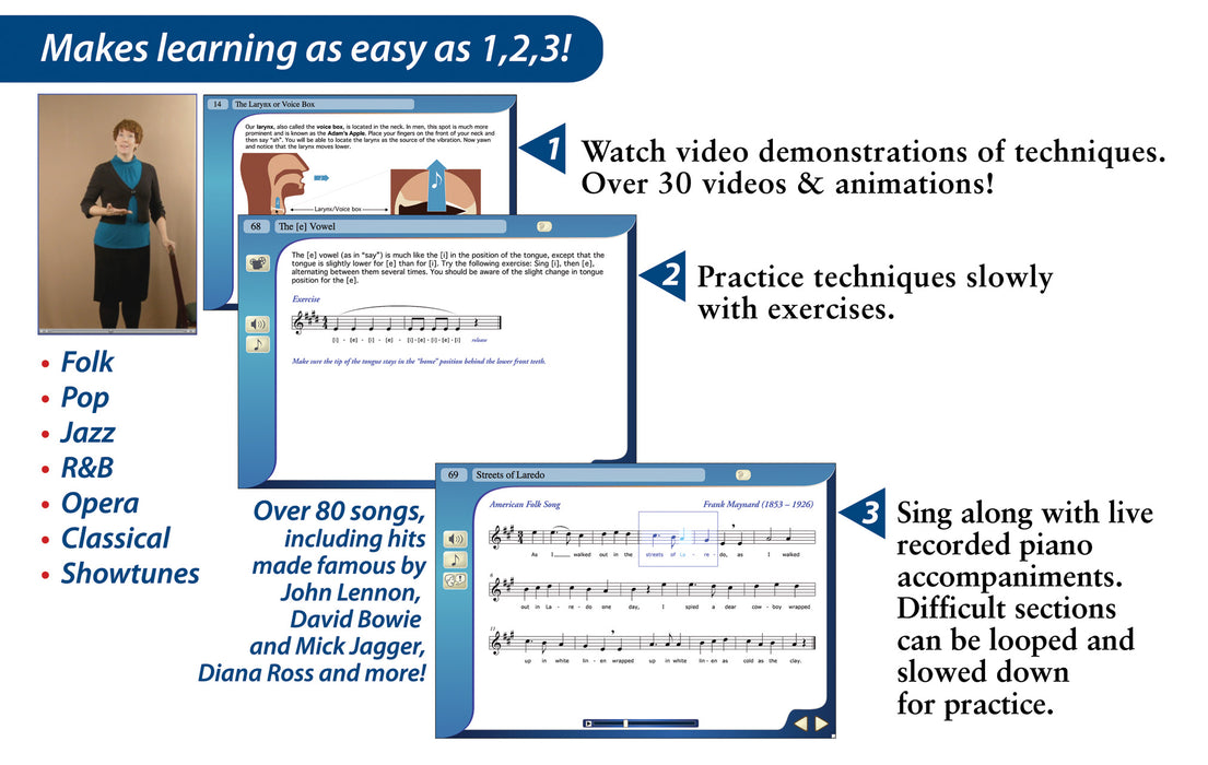 eMedia Singing Method Mac 10.5 to 10.14, 32-bit