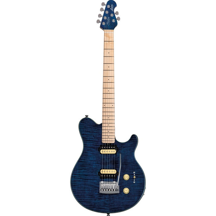 Sterling by Music Man Axis Flame Maple Top Neptune Blue