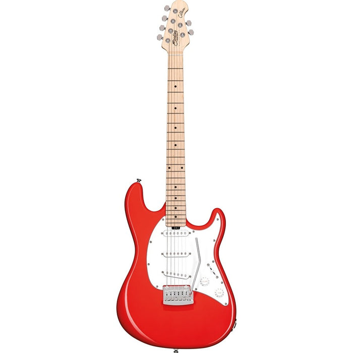 Sterling by Music Man Cutlass SSS Fiesta Red Tastiera Acero