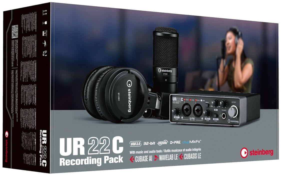 Steinberg UR22C Recording Pack