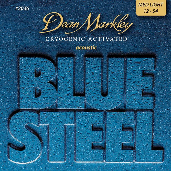 DEAN MARKLEY Corde Acustica Blue Steel M Light 12-54