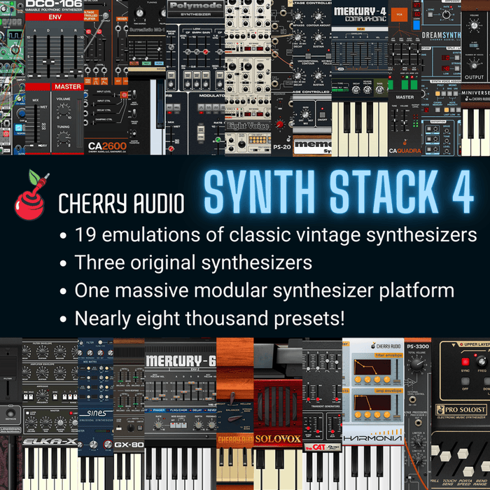 Cherry Audio CA Cherry Audio Synth Stack 4