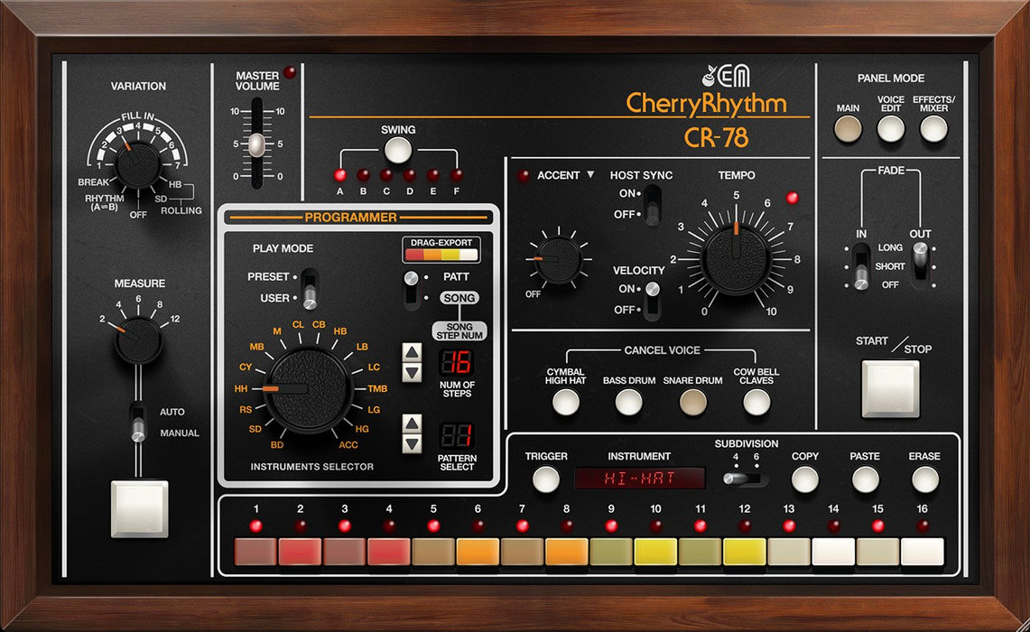 Cherry Audio CA CR-78 Drum Machine