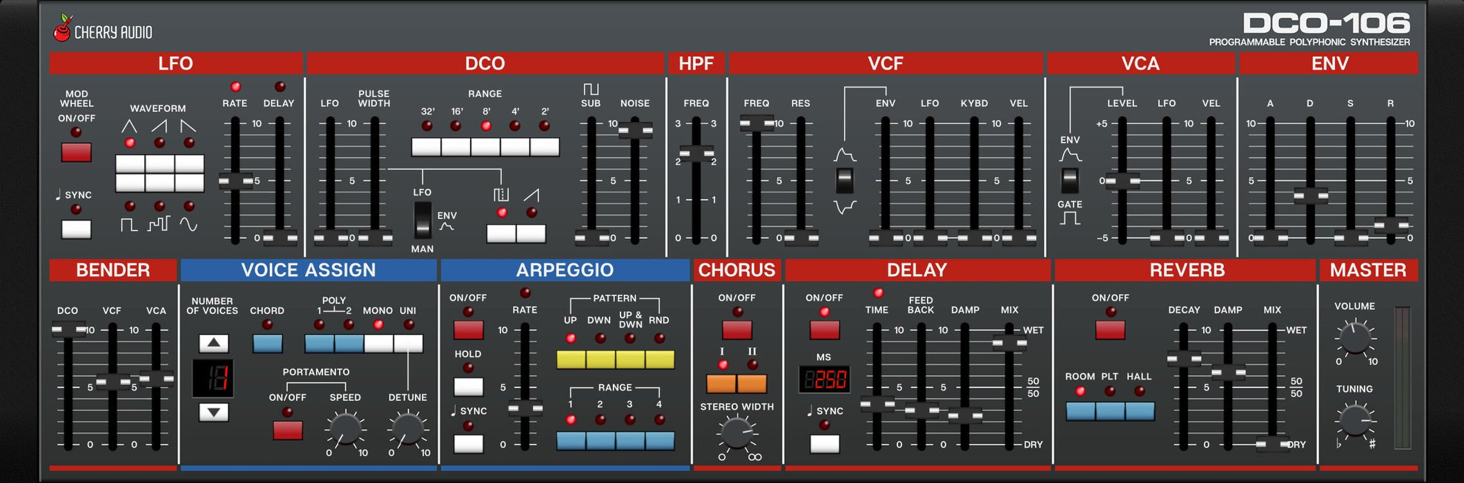 Cherry Audio CA DCO-106 Polyphonic Synth