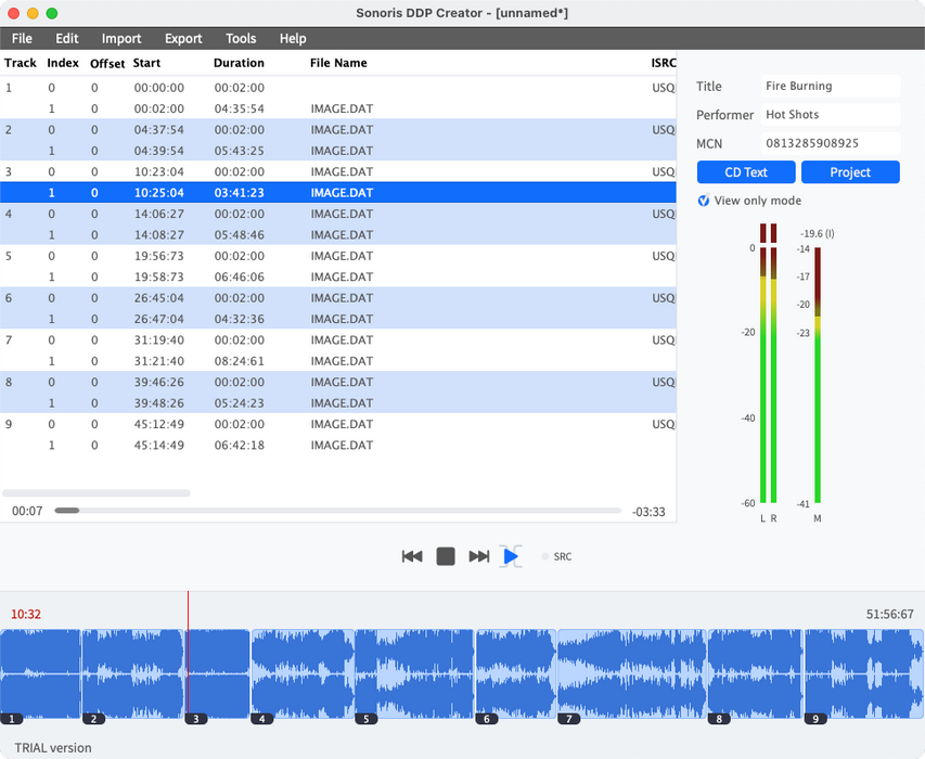 Sonoris DDP Creator Standard